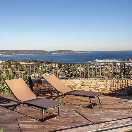 Soleil D'or Golf De St Tropez Vue Mer Panoramique فيلة