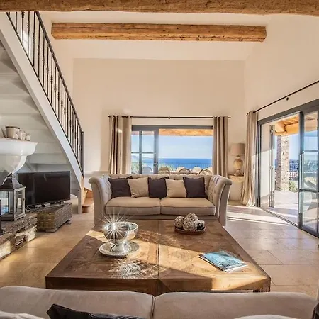 فيلة Soleil D'or Golf De St Tropez Vue Mer Panoramique كافالير سور مير