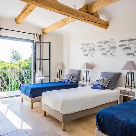 Soleil D'or Golf De St Tropez Vue Mer Panoramique فيلة كافالير سور مير